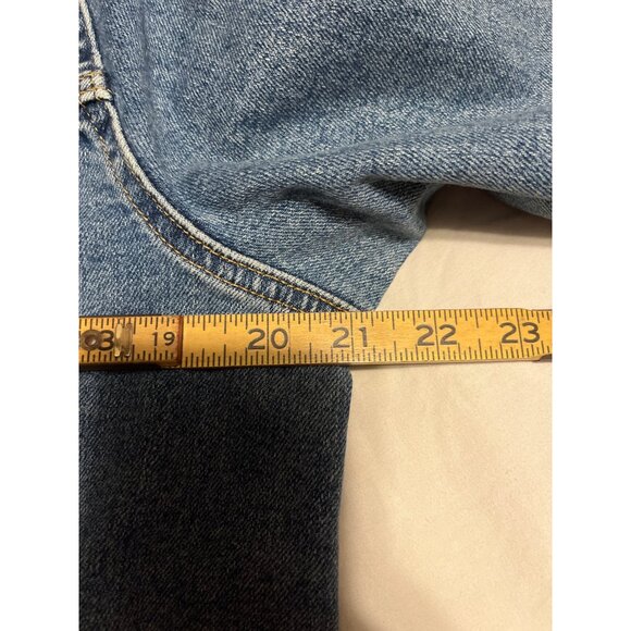 Levi's Denim Jacket W/ Woodstock & Peace Symbols Embroidered Patches XL Adult - Picture 4 of 8